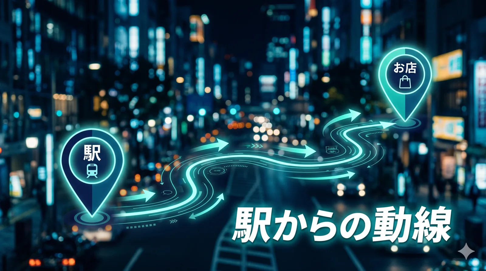 駅からの動線で選ぶ