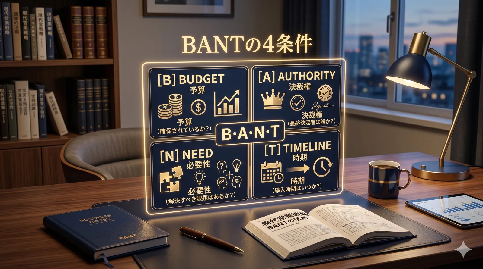 BANTの4条件を恋愛に使う