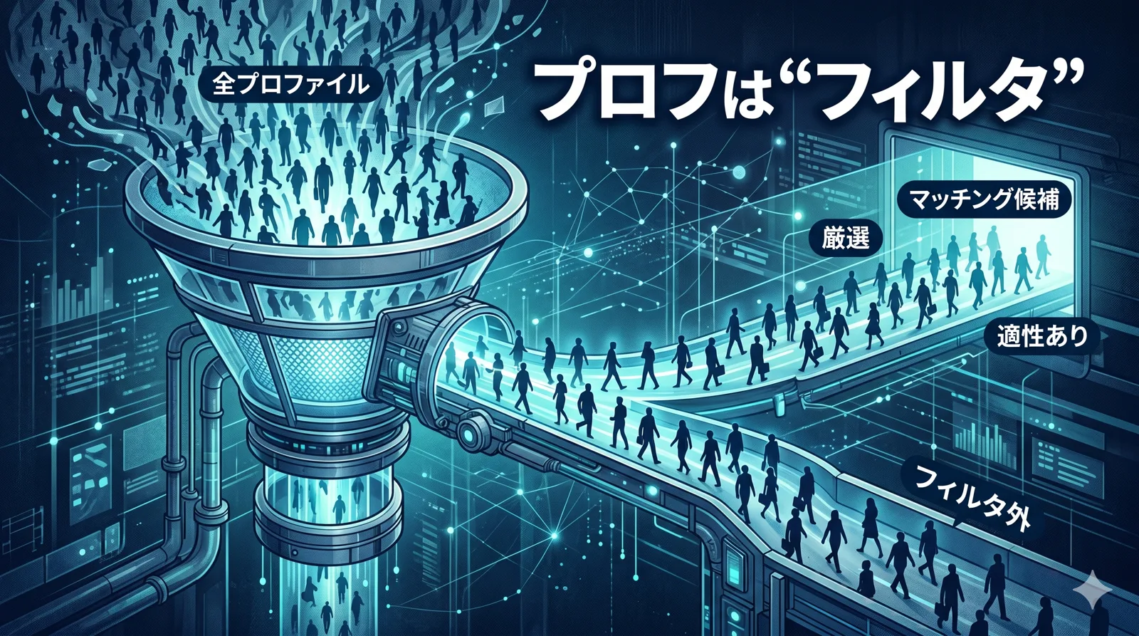 プロフは出会いの“フィルタ”