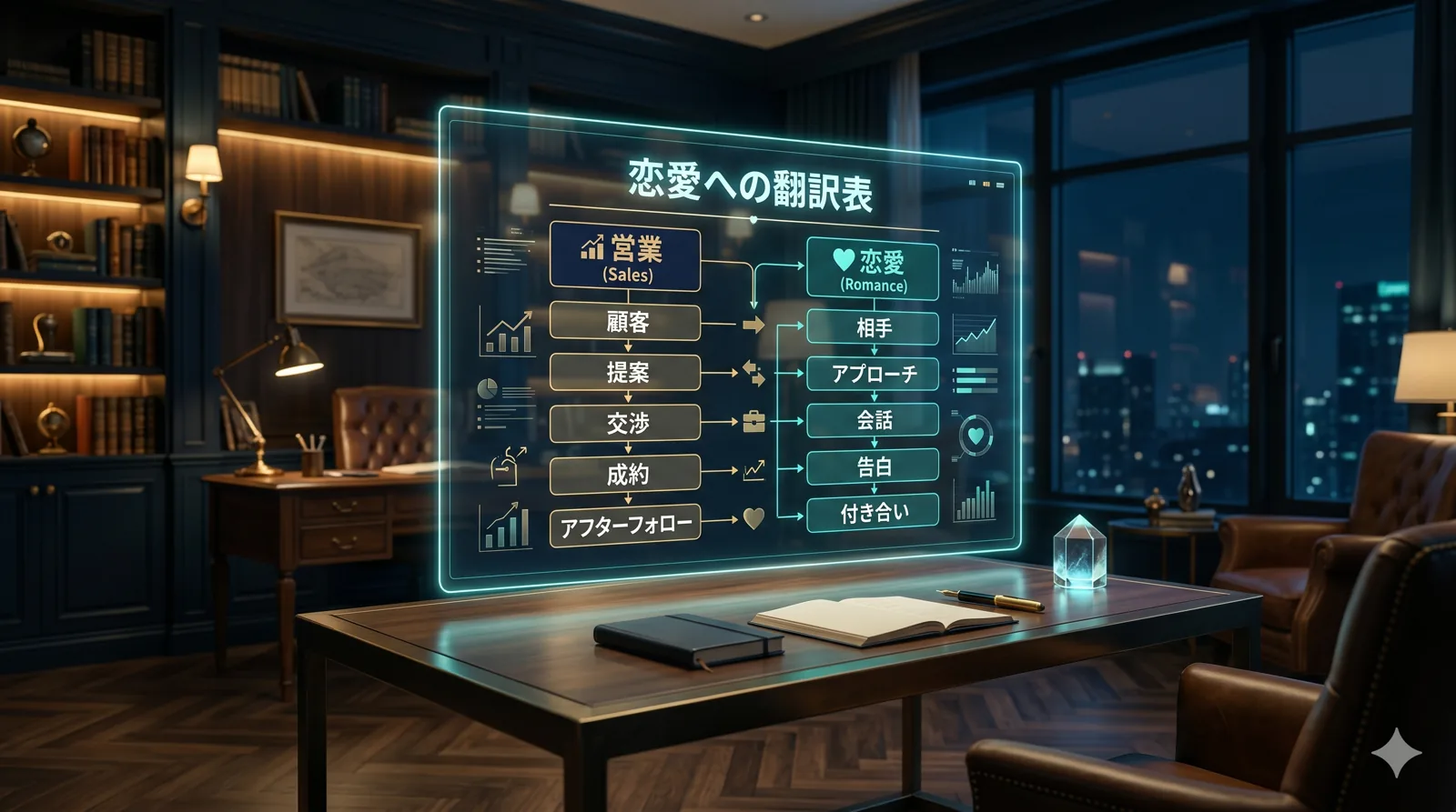 営業用語の恋愛への翻訳表