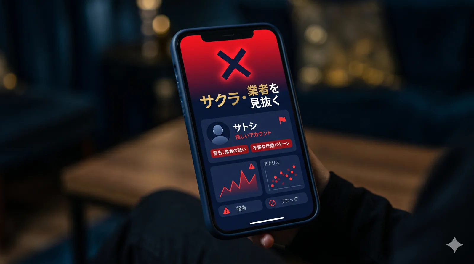 サクラ・業者を見抜く方法