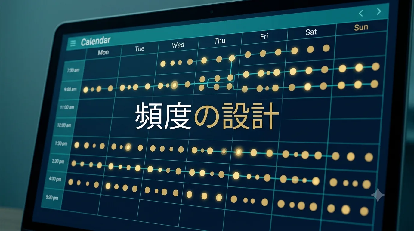 連絡頻度の設計