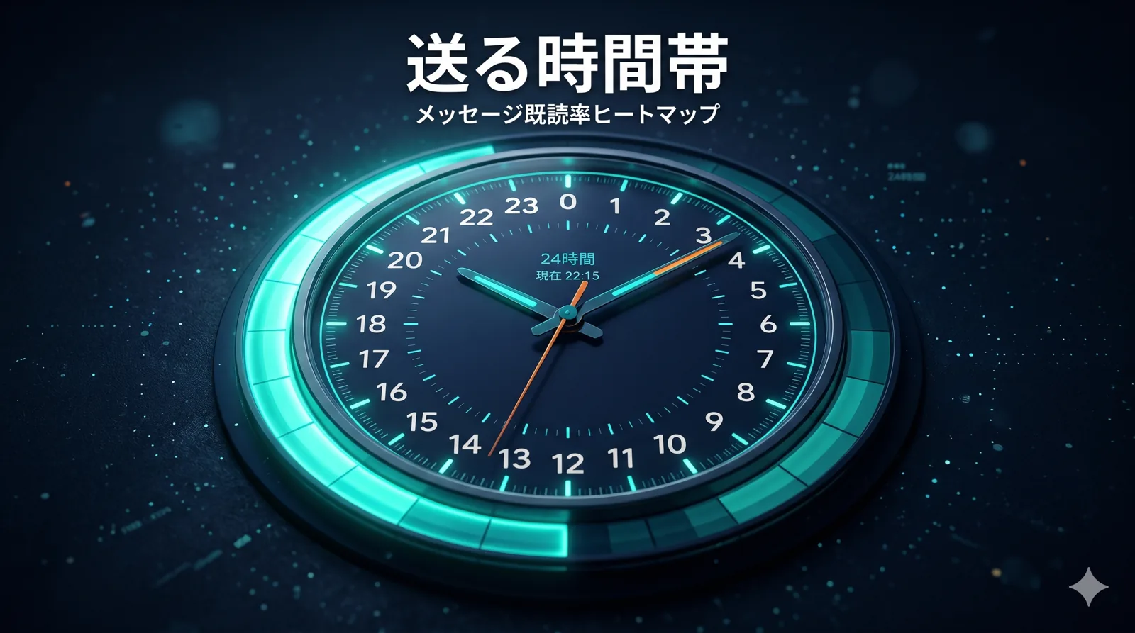 返信率を上げる送る時間帯