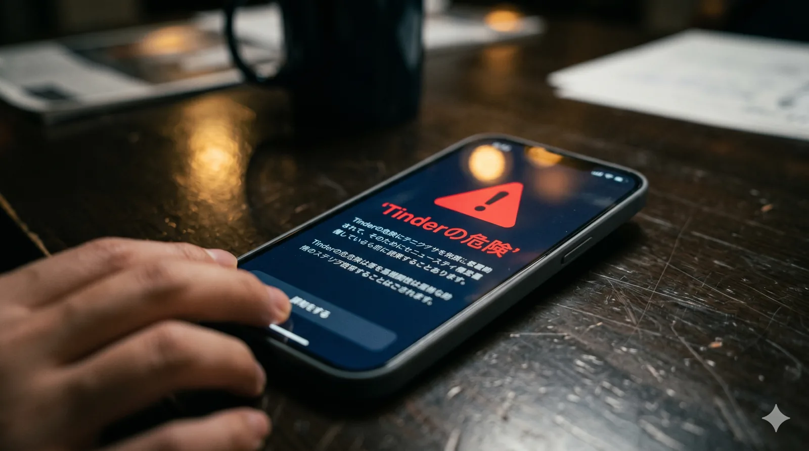 Tinderに潜む危険と注意点