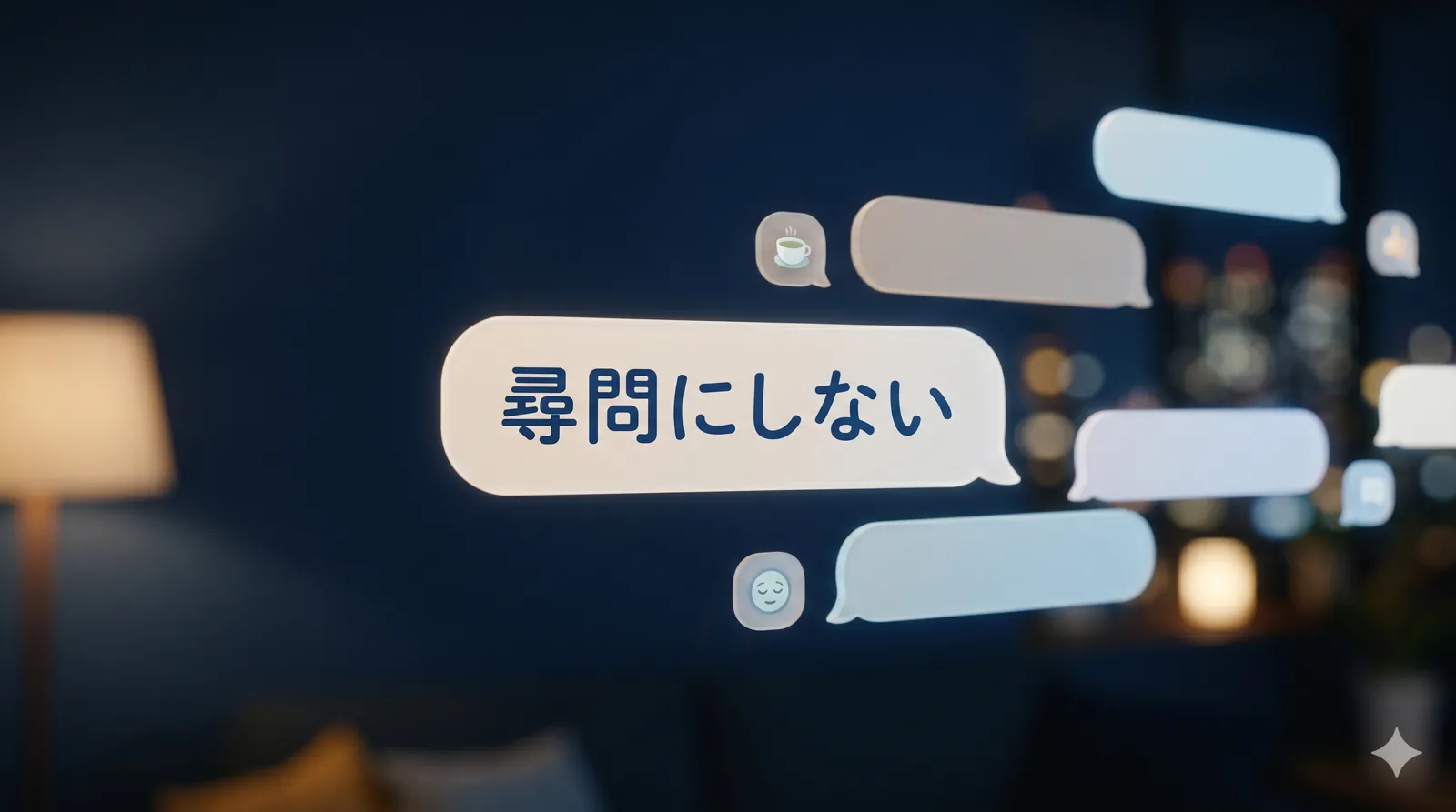 尋問にしない聞き方