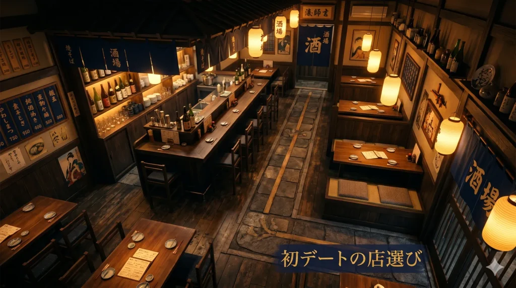 初デートの店選び（居酒屋・バー）