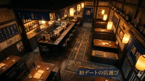 初デートの店選び（居酒屋・バー）
