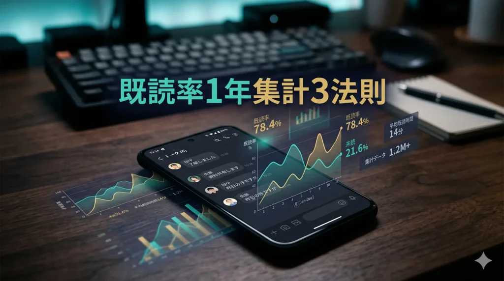 既読率1年集計でわかった3法則