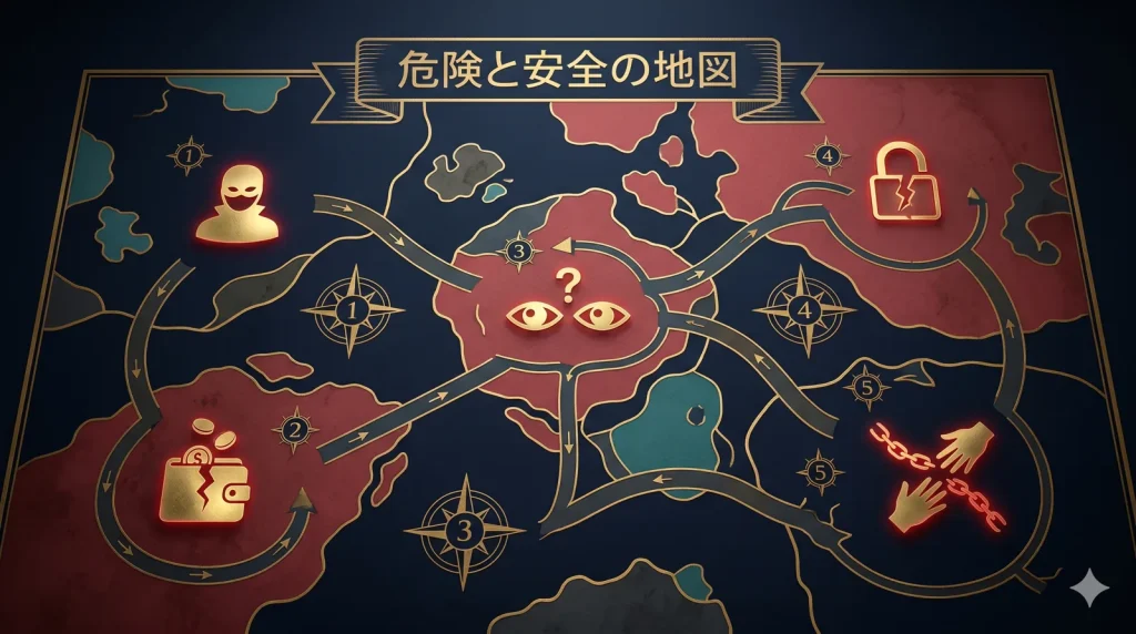 マッチングアプリ危険と安全の地図