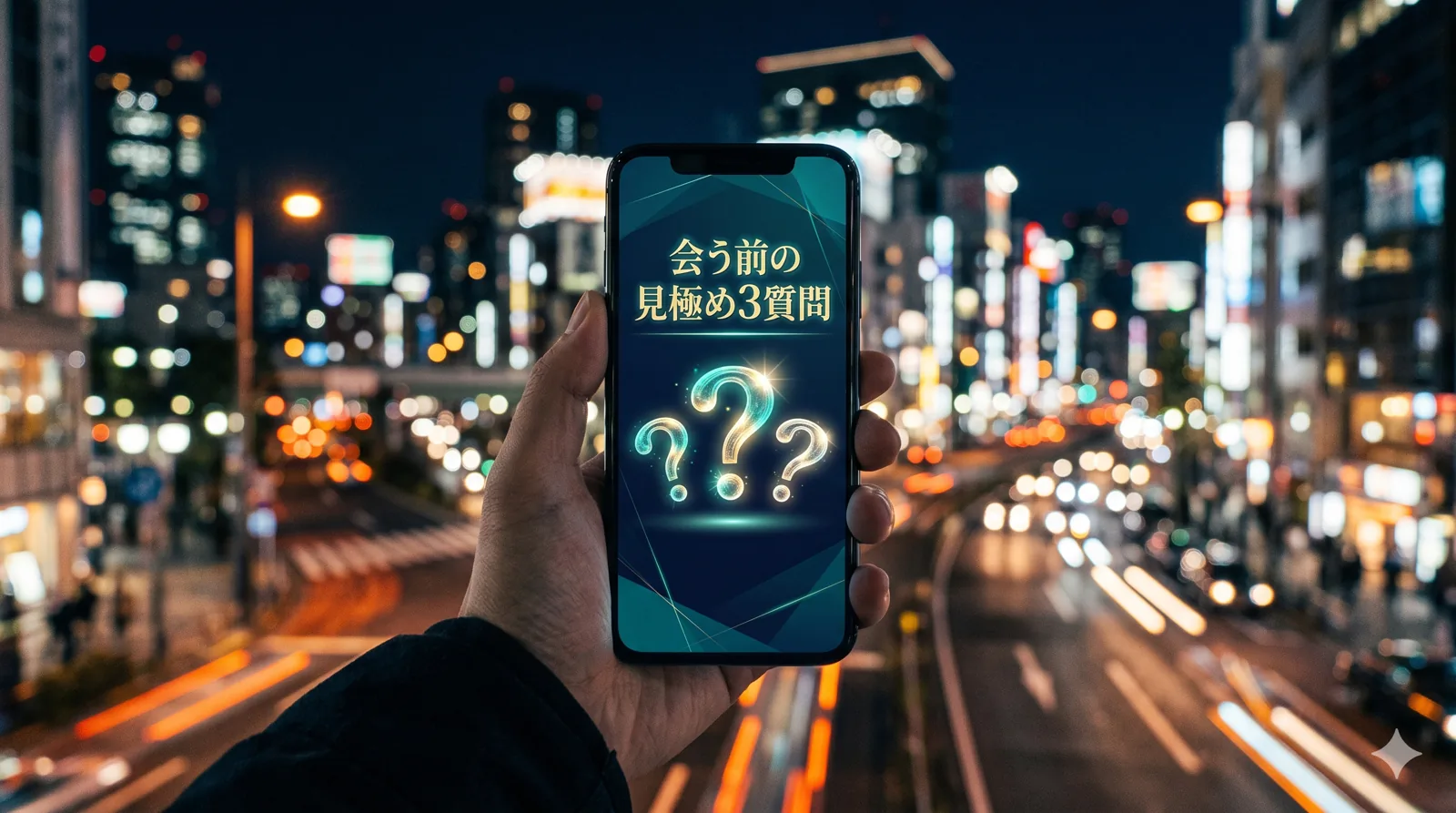 会う前に相手を見極める3つの質問